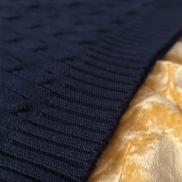 Black Cable Knit Turtleneck Sweater - Picture 6 of 15